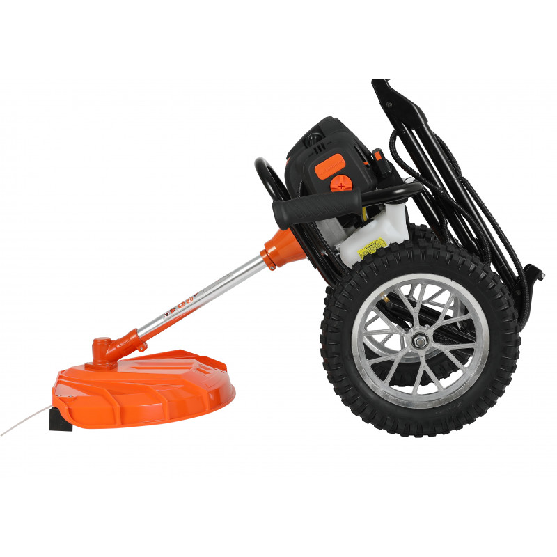 Débroussailleuse TIMBERPRO thermique sur roue 52 cm³, faucheuse , coupe — free download
