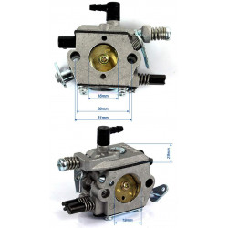 Carburateur pour tronçonneuse 45, 52 et 58 cm3