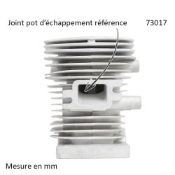 IWBR Tronçonneuse à essence Kit de segments de piston de cylindre de 38 mm  avec goupille de 10 mm for tronçonneuse Stihl MS170 MS180 moteur moteur  pièce de rechange outil de jardin 