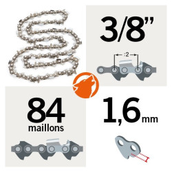 Chaîne tronçonneuse KERWOOD...